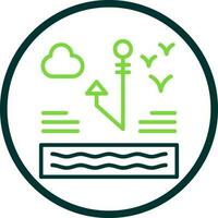 design de ícone de vetor de anzol de pesca