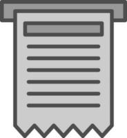 design de ícone de vetor de recibo