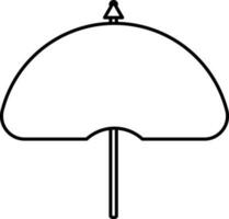 ilustração do a guarda-chuva. vetor