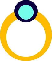ilustração do anel ícone para luxo conceito. vetor