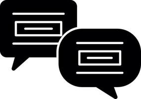 design de ícone de vetor de conversa