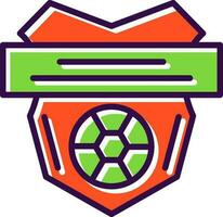 design de ícone de vetor de clube de futebol