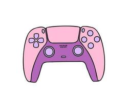 jogos controle de video game, controle, jogos controlador. ilustração para impressão, fundos e embalagem. imagem pode estar usava para cumprimento cartões, cartazes, adesivos e têxtil. isolado em branco fundo. vetor