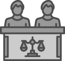 tribunal vetor ícone Projeto