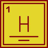 hidrogênio vetor ícone Projeto
