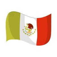 símbolo mexicano nacional da bandeira cinco de mayo vetor
