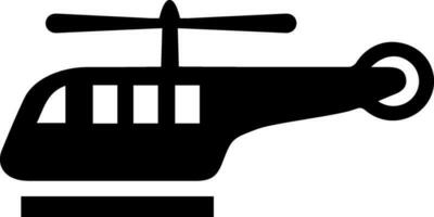 plano ilustração do uma helicóptero. vetor