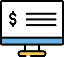 ilustração vetorial de pagamento on-line em ícones de símbolos.vector de qualidade background.premium para conceito e design gráfico. vetor