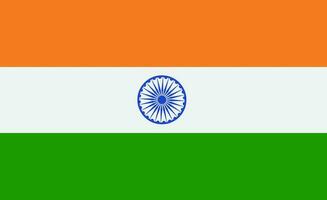 vetor ilustração do indiano nacional bandeira.