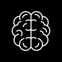 design de ícone de vetor de cérebro