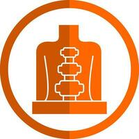 coluna vertebral vetor ícone Projeto