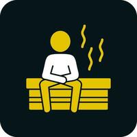 design de ícone de vetor de sauna
