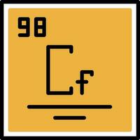 californium vetor ícone Projeto