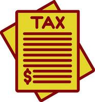 design de ícone de vetor de impostos