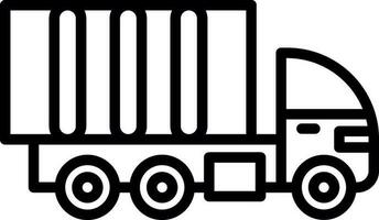 design de ícone de vetor de caminhão