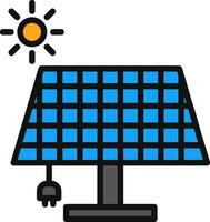 design de ícone de vetor de energia solar