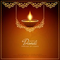 Fundo festival feliz bonito abstrato de Diwali vetor