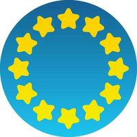 europeu União vetor ícone Projeto