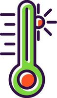 design de ícone de vetor de termômetro