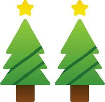 design de ícone de vetor de árvore de natal