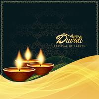 Fundo abstrato religioso feliz Diwali vetor