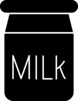 design de ícone de vetor de leite