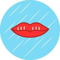 design de ícone de vetor de lábios