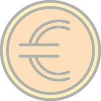 design de ícone de vetor de euro