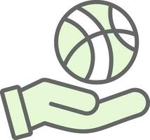 design de ícone de vetor de basquete