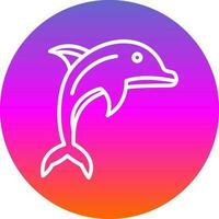 golfinho vetor ícone Projeto