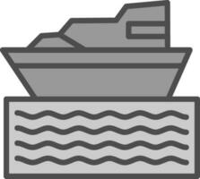 design de ícone de vetor de barco