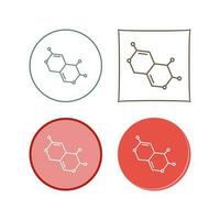 ícone de vetor de molécula