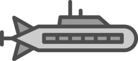 design de ícone de vetor submarino