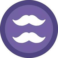 design de ícone de vetor de bigode