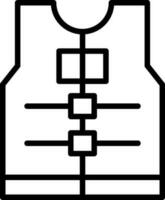 design de ícone de vetor de colete salva-vidas