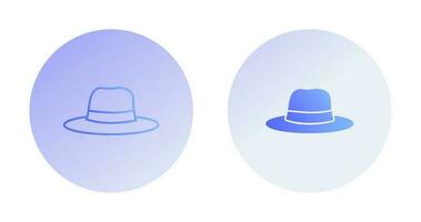 ícone de vetor de chapéu feminino
