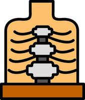 caixa toráxica vetor ícone Projeto