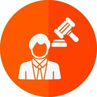 design de ícone de vetor de advogado