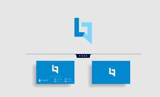 letra l chat logo template vector design