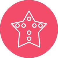 design de ícone de vetor de estrela do mar