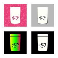 ícone de vetor de saco de café