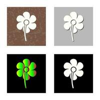 ícone de vetor de flores pequenas