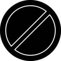 proibir design de ícone vetorial vetor