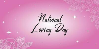 nacional amoroso dia Boa para nacional amoroso dia celebração. plano Projeto. folheto design.flat ilustração. vetor