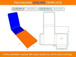 cartão suporte envelope dieline modelo svg, ai, eps, pdf, dxf, jpg, png Arquivo vetor