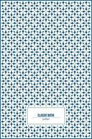 clássico batik padronizar para simples Casamento convite cartão vetor