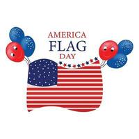 patriótico americano bandeira dia vetor