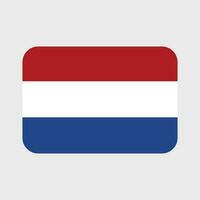 a Países Baixos bandeira vetor ícone. holandês bandeira ilustração