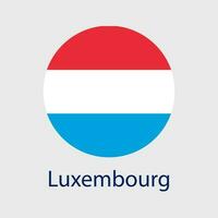 Luxemburgo bandeira vetor ícone