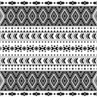 tribal fundo Projeto com abstrato geométrico formas. desatado étnico padronizar. folk enfeite estilo. Preto e branco cores. Projeto para têxtil, tecido, cortina, tapete, ornamento, fundo. vetor